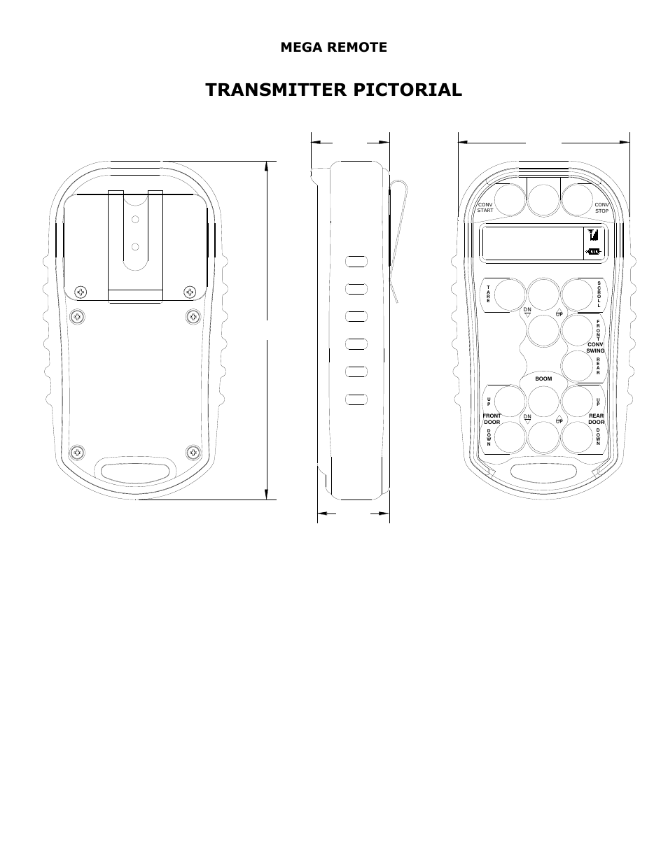Transmitter pictorial, Mega remote 20 | J&M 375ST Remote User Manual | Page 21 / 24