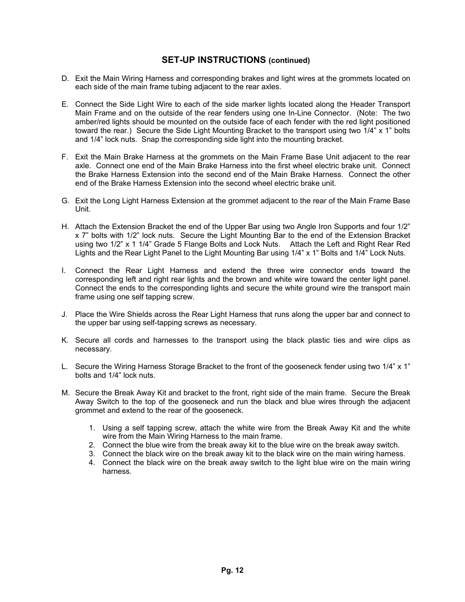 J&M TB-3500-6000H User Manual | Page 12 / 21
