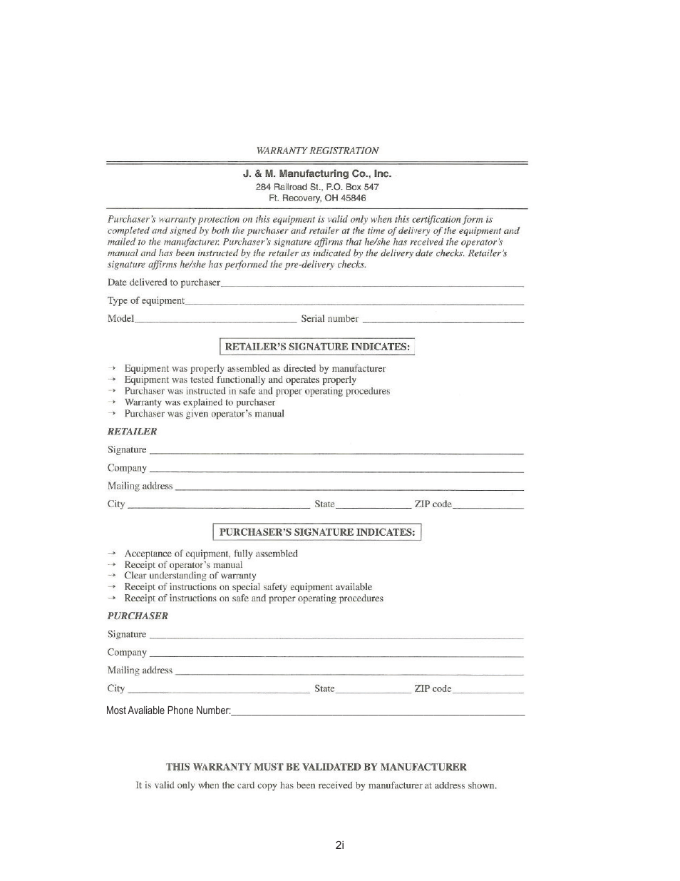 J&M 1150-20T User Manual | Page 3 / 33