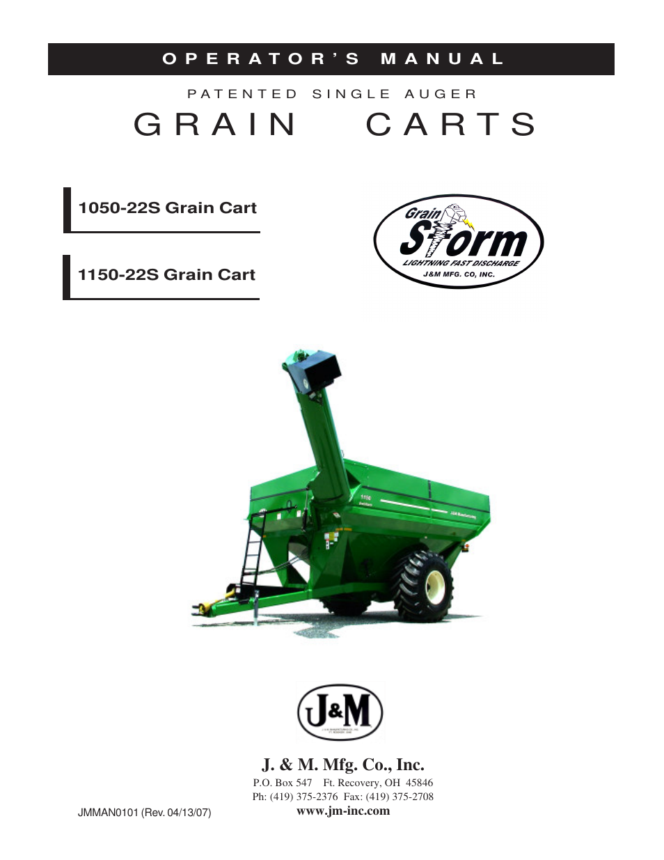 J&M 1150-22S User Manual | 23 pages