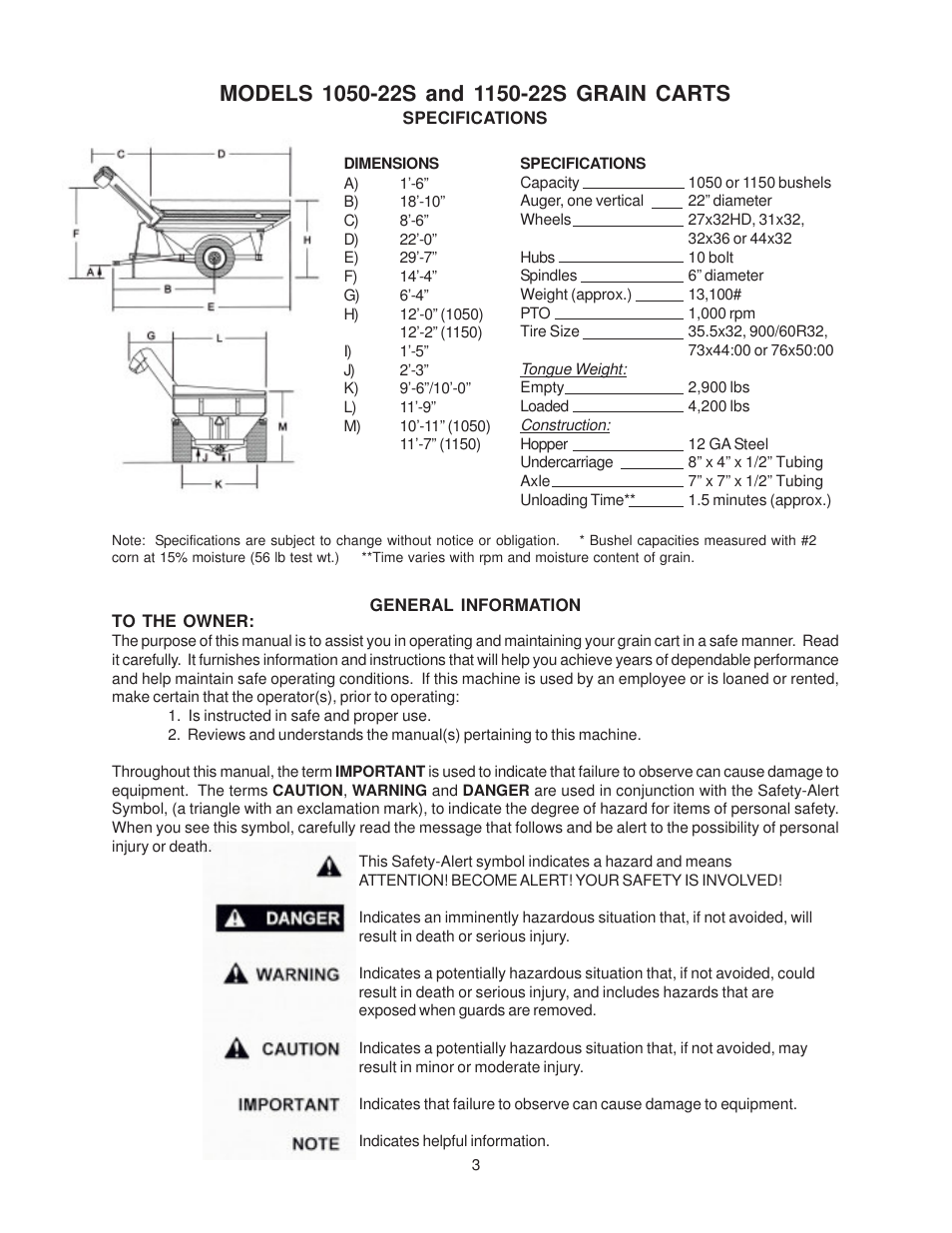 J&M 1150-22S User Manual | Page 3 / 23