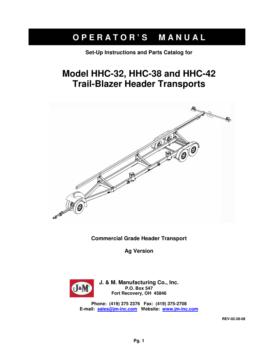 J&M HHC-42 User Manual | 18 pages