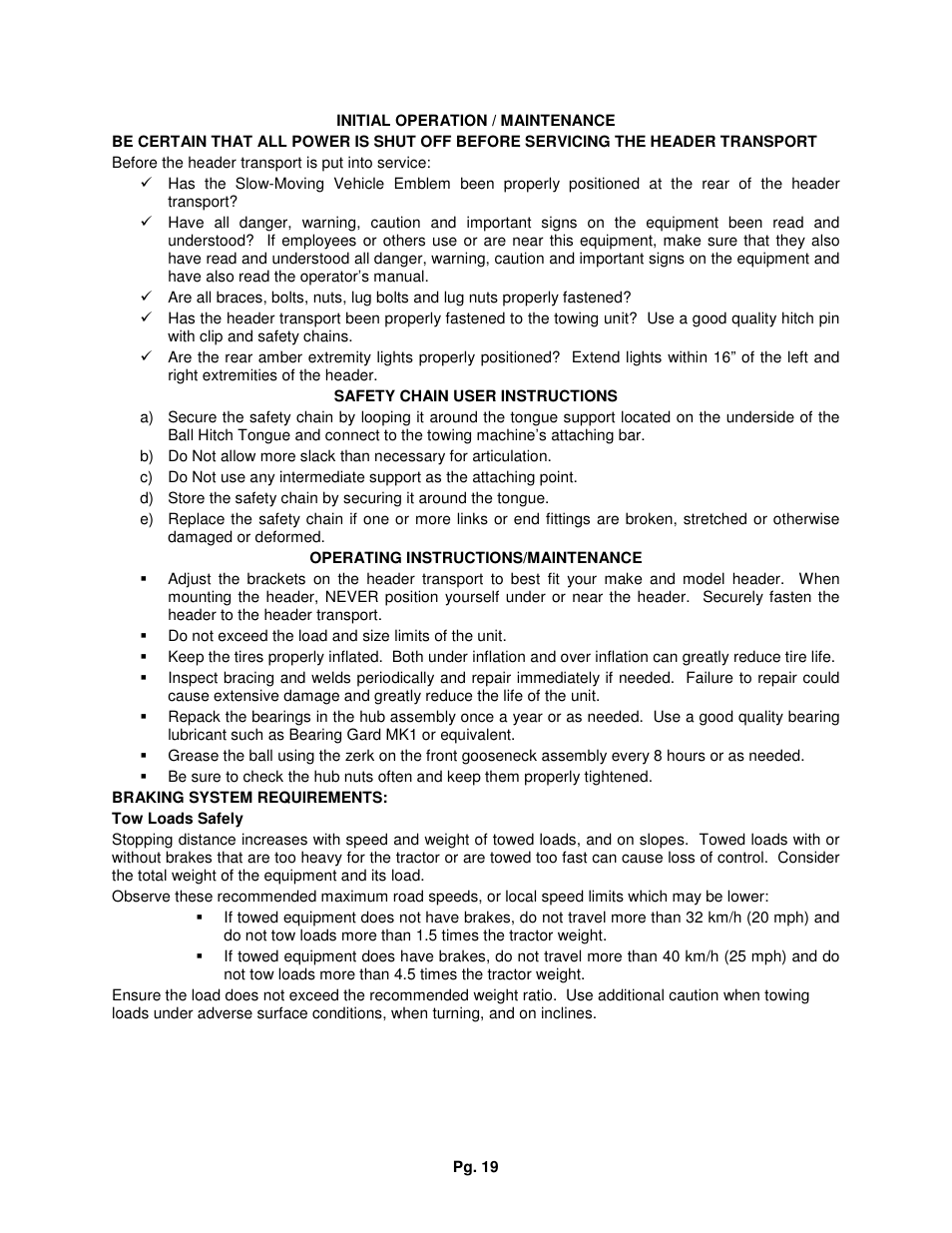 J&M HHS-42B User Manual | Page 19 / 21