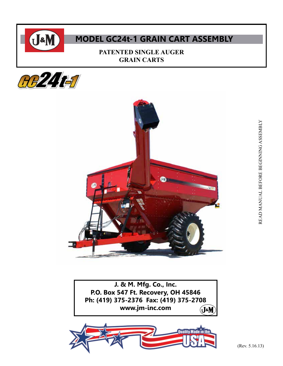 J&M GC-24T Assembly User Manual | 52 pages