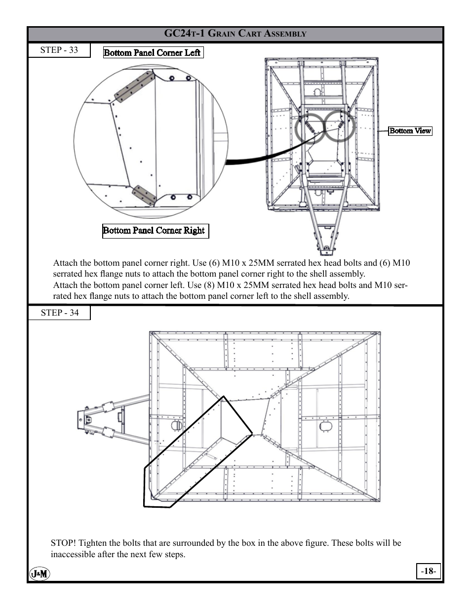 J&M GC-24T Assembly User Manual | Page 18 / 52