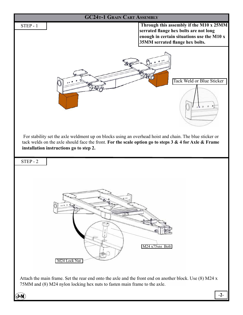 Gc24 | J&M GC-24T Assembly User Manual | Page 2 / 52