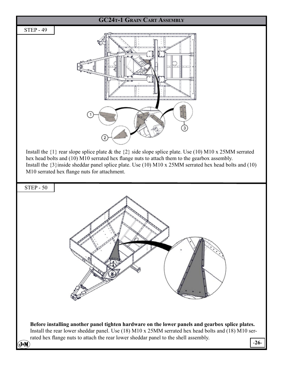 J&M GC-24T Assembly User Manual | Page 26 / 52