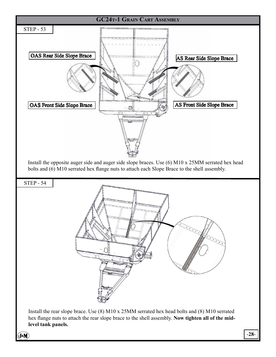 J&M GC-24T Assembly User Manual | Page 28 / 52