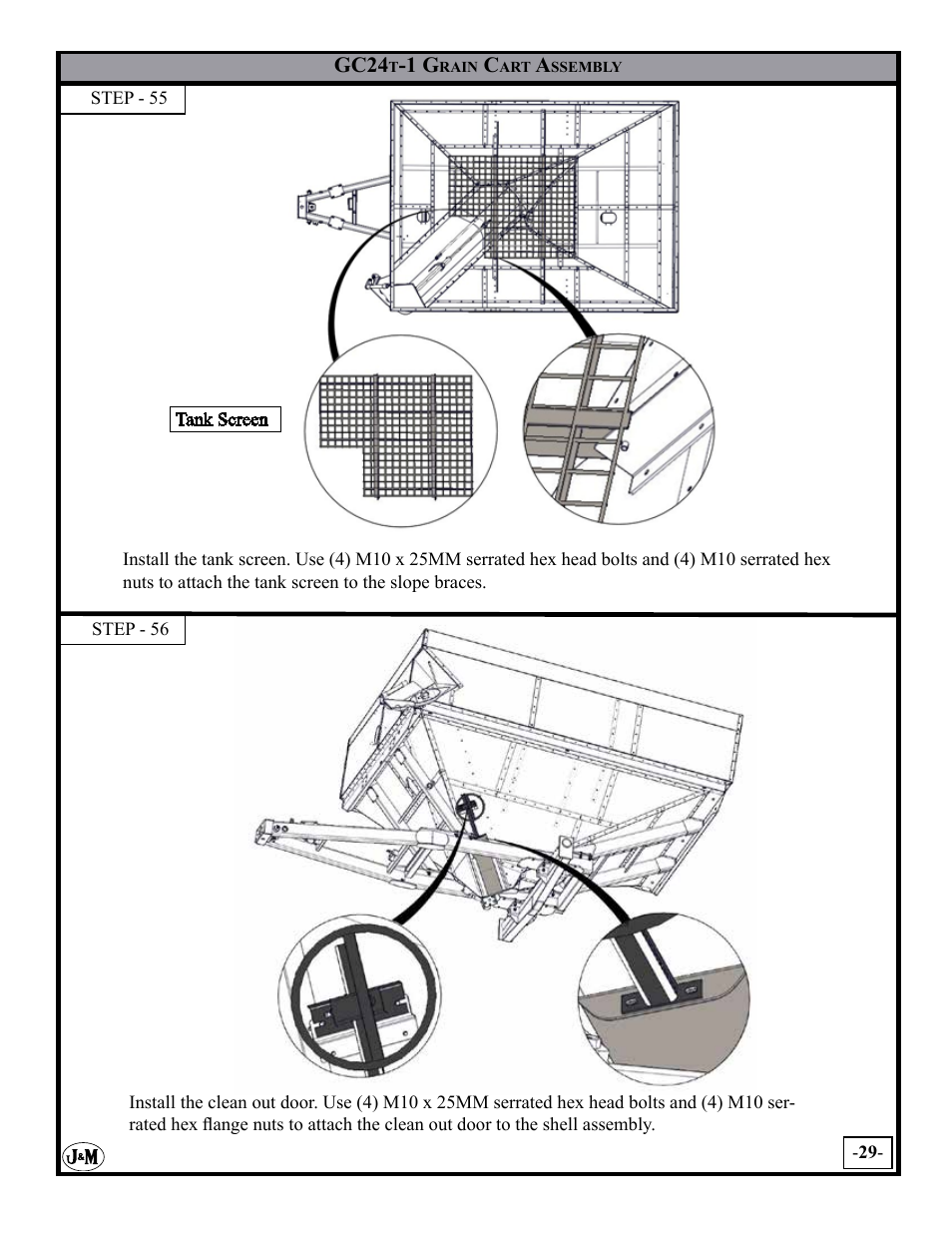 J&M GC-24T Assembly User Manual | Page 29 / 52