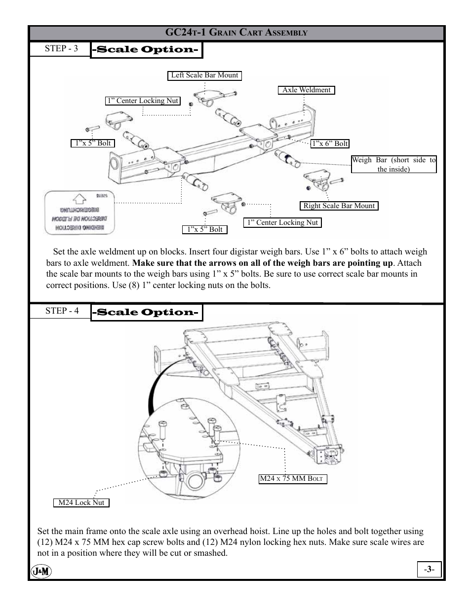 Gc24 | J&M GC-24T Assembly User Manual | Page 3 / 52