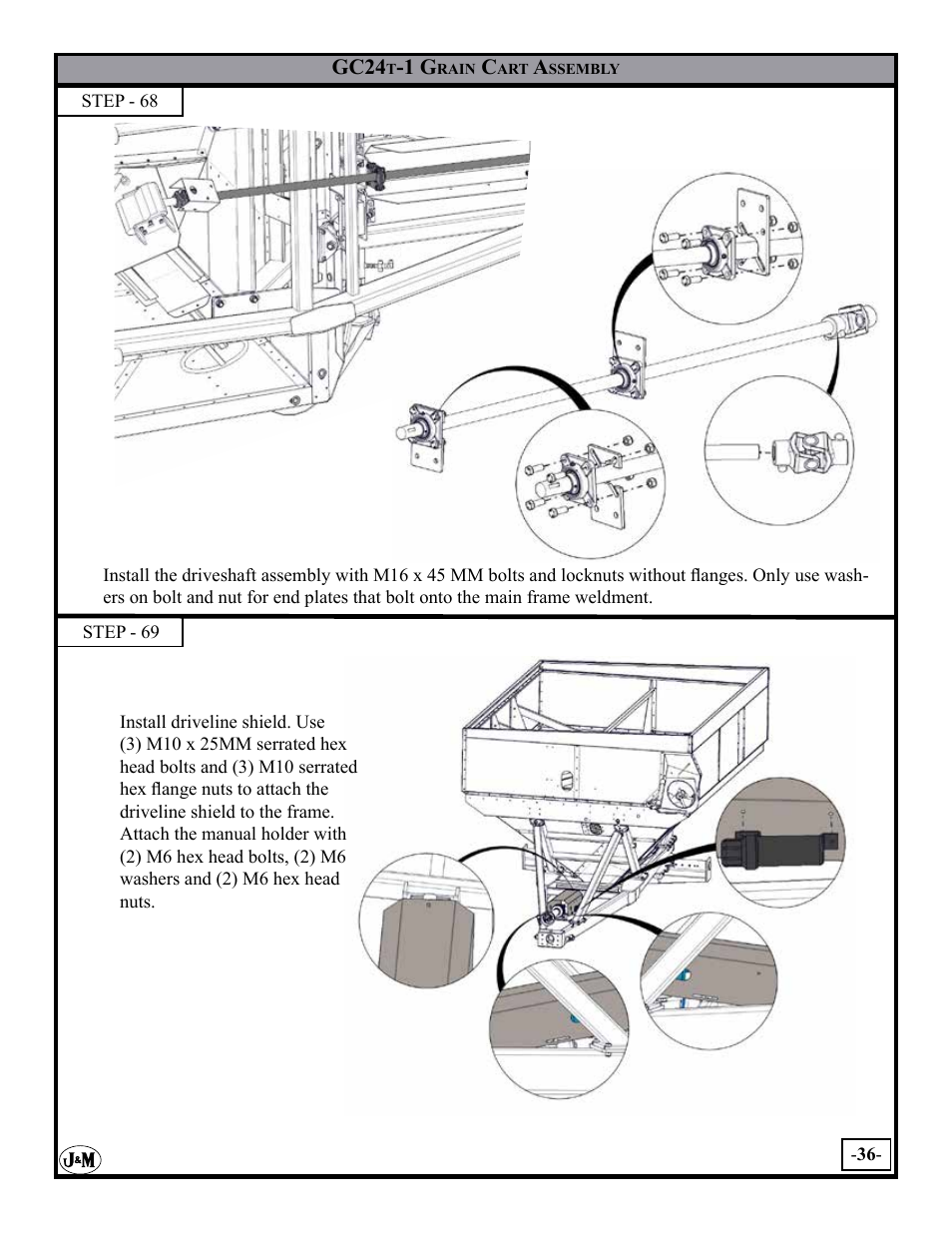 J&M GC-24T Assembly User Manual | Page 36 / 52