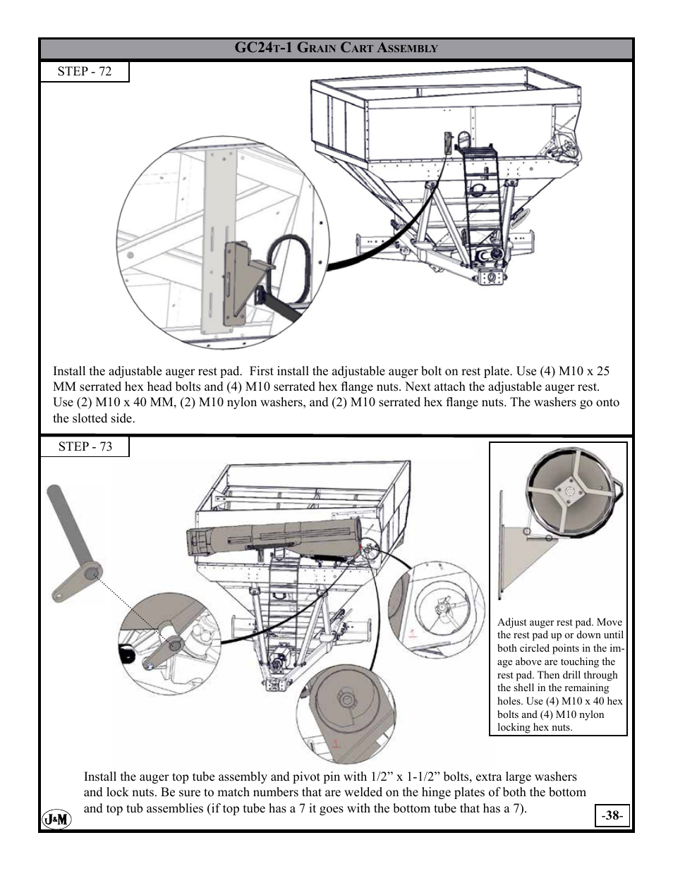 Gc24 | J&M GC-24T Assembly User Manual | Page 38 / 52