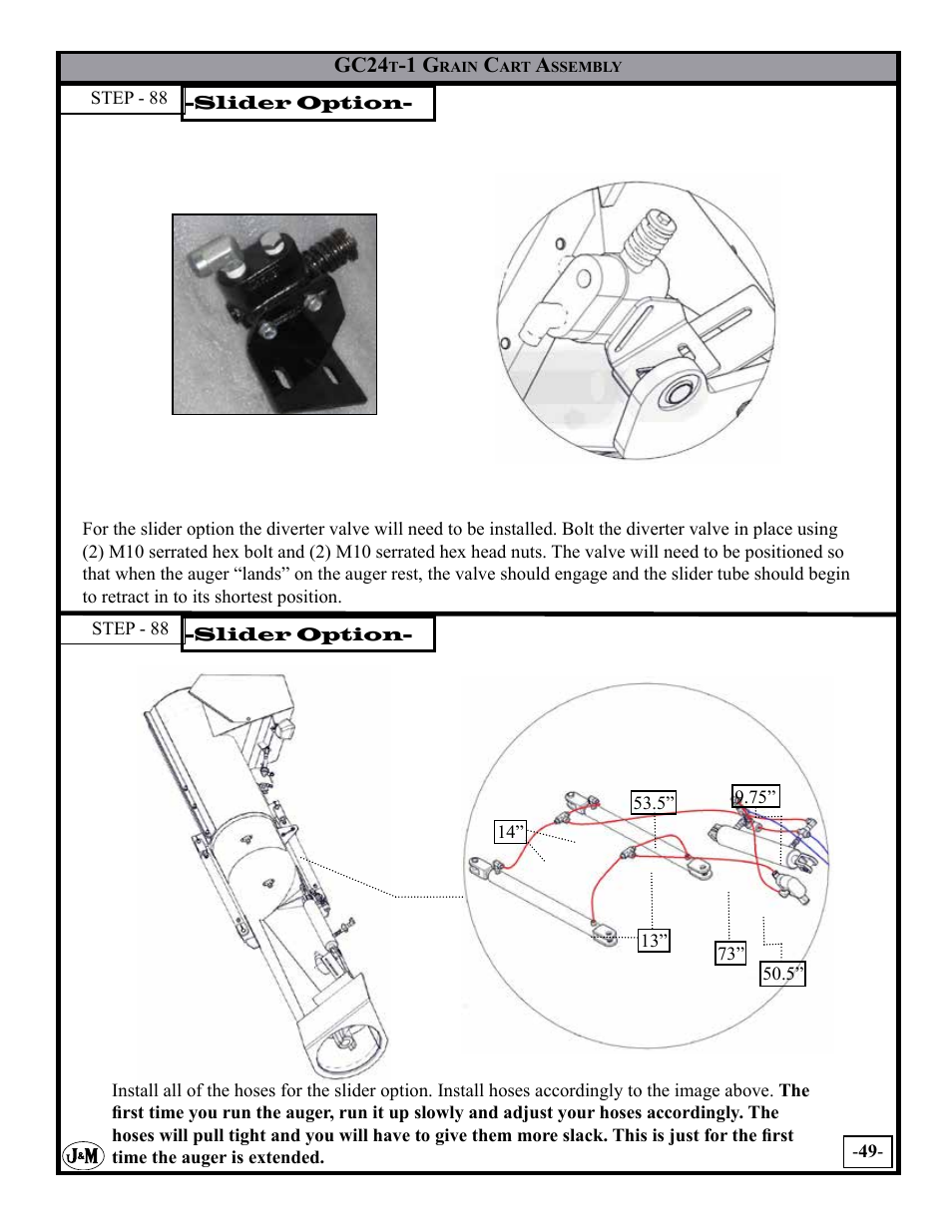 J&M GC-24T Assembly User Manual | Page 49 / 52