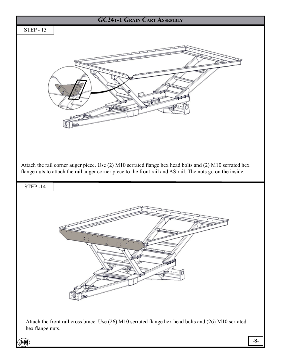 J&M GC-24T Assembly User Manual | Page 8 / 52