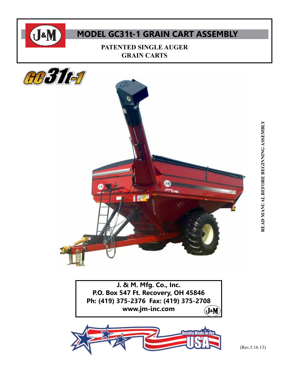 J&M GC-31T Assembly User Manual | 55 pages