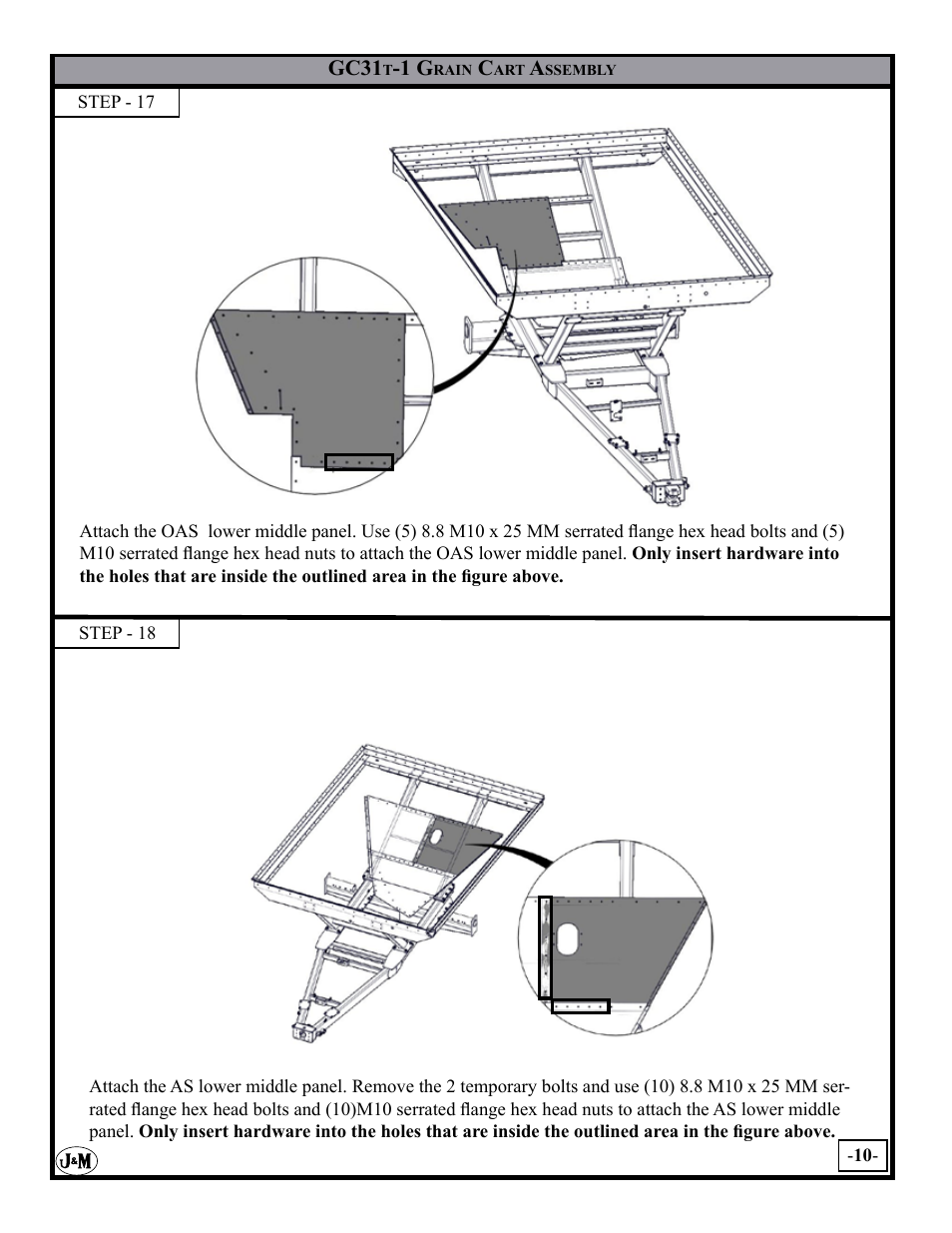 J&M GC-31T Assembly User Manual | Page 10 / 55