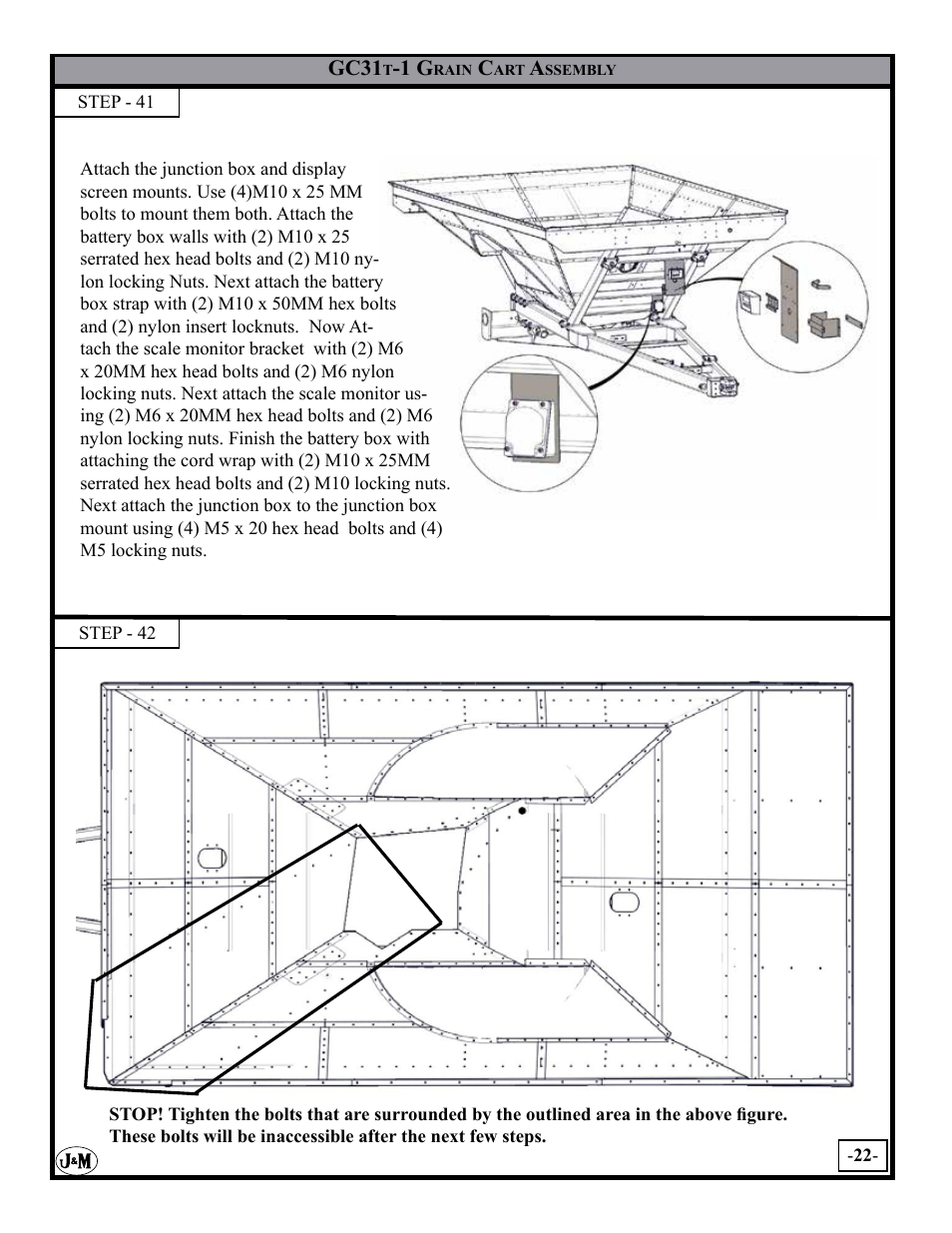 J&M GC-31T Assembly User Manual | Page 22 / 55