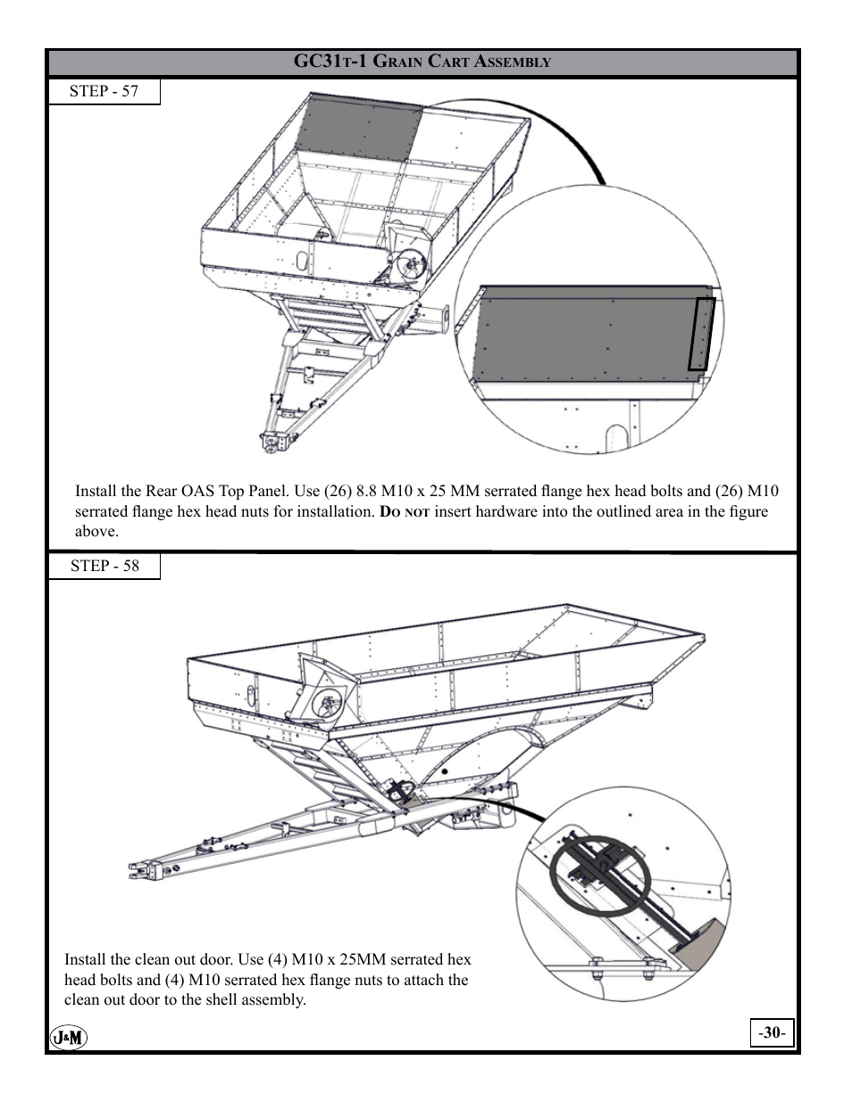 J&M GC-31T Assembly User Manual | Page 30 / 55