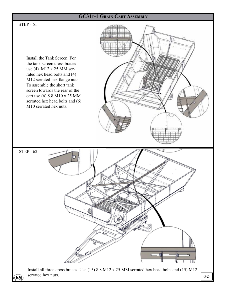 J&M GC-31T Assembly User Manual | Page 32 / 55