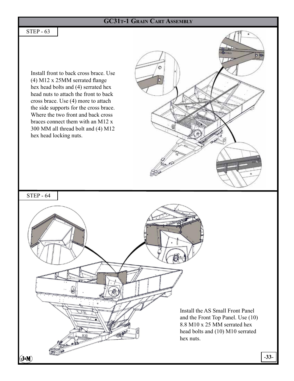 J&M GC-31T Assembly User Manual | Page 33 / 55