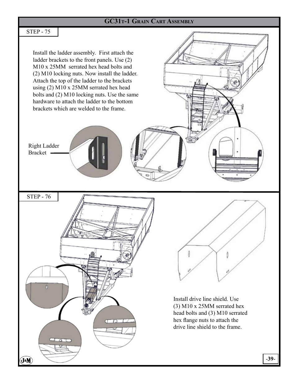 J&M GC-31T Assembly User Manual | Page 39 / 55