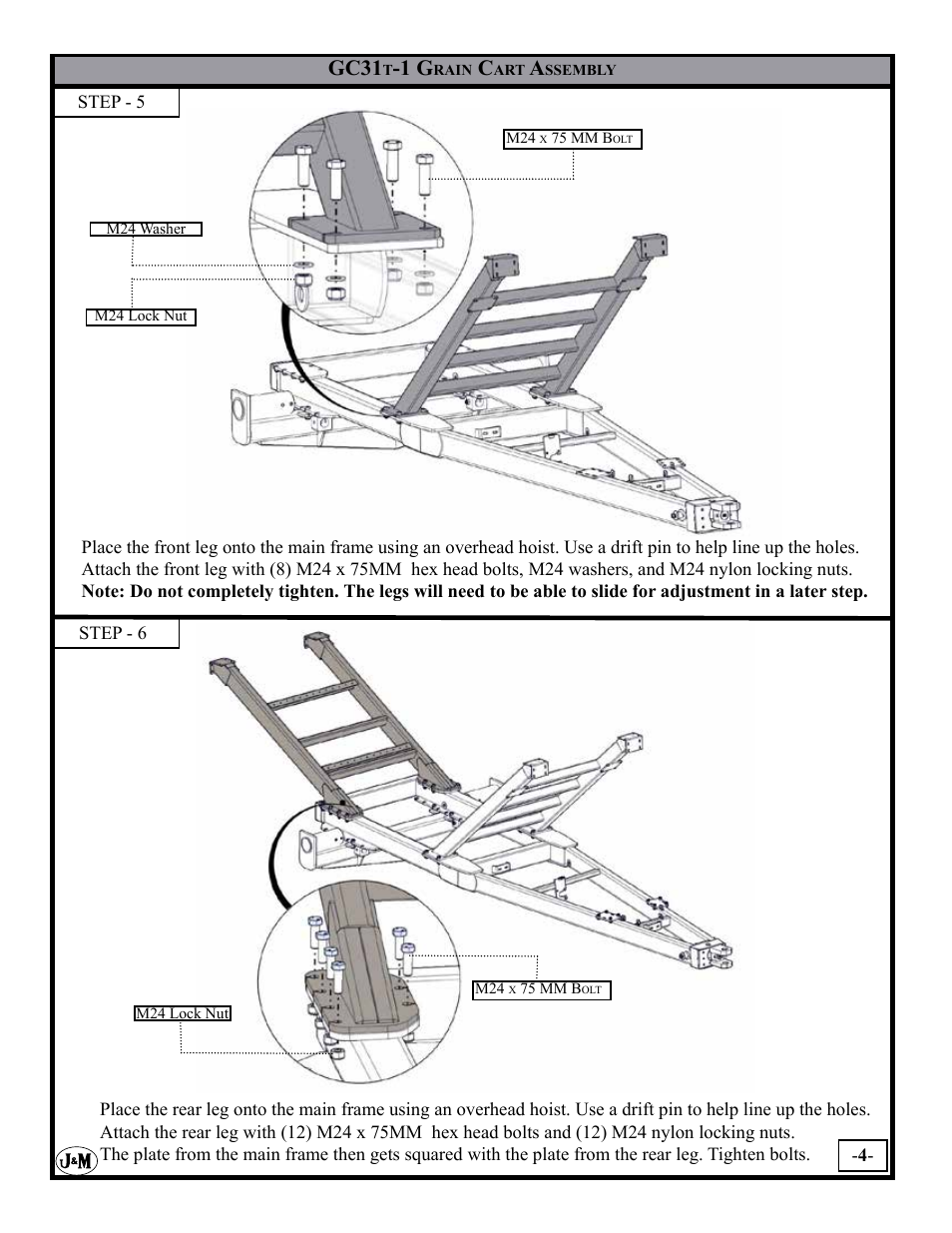 Gc31 | J&M GC-31T Assembly User Manual | Page 4 / 55