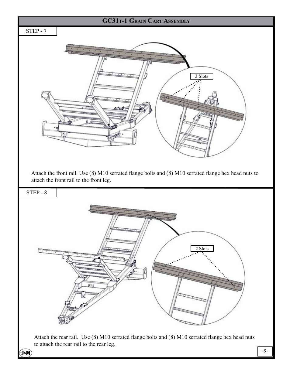 J&M GC-31T Assembly User Manual | Page 5 / 55