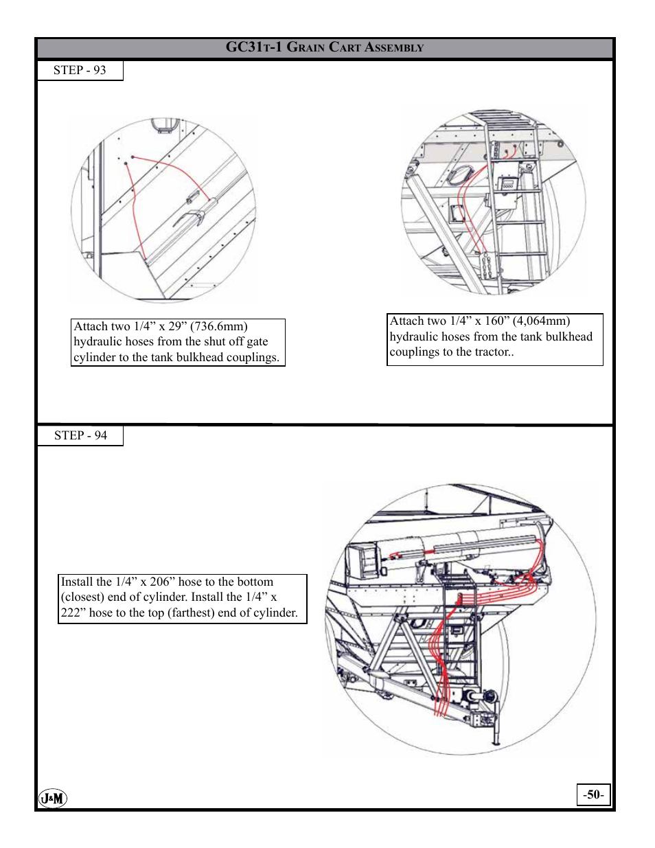 J&M GC-31T Assembly User Manual | Page 50 / 55