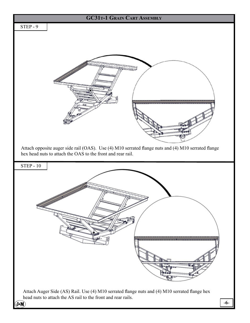 J&M GC-31T Assembly User Manual | Page 6 / 55