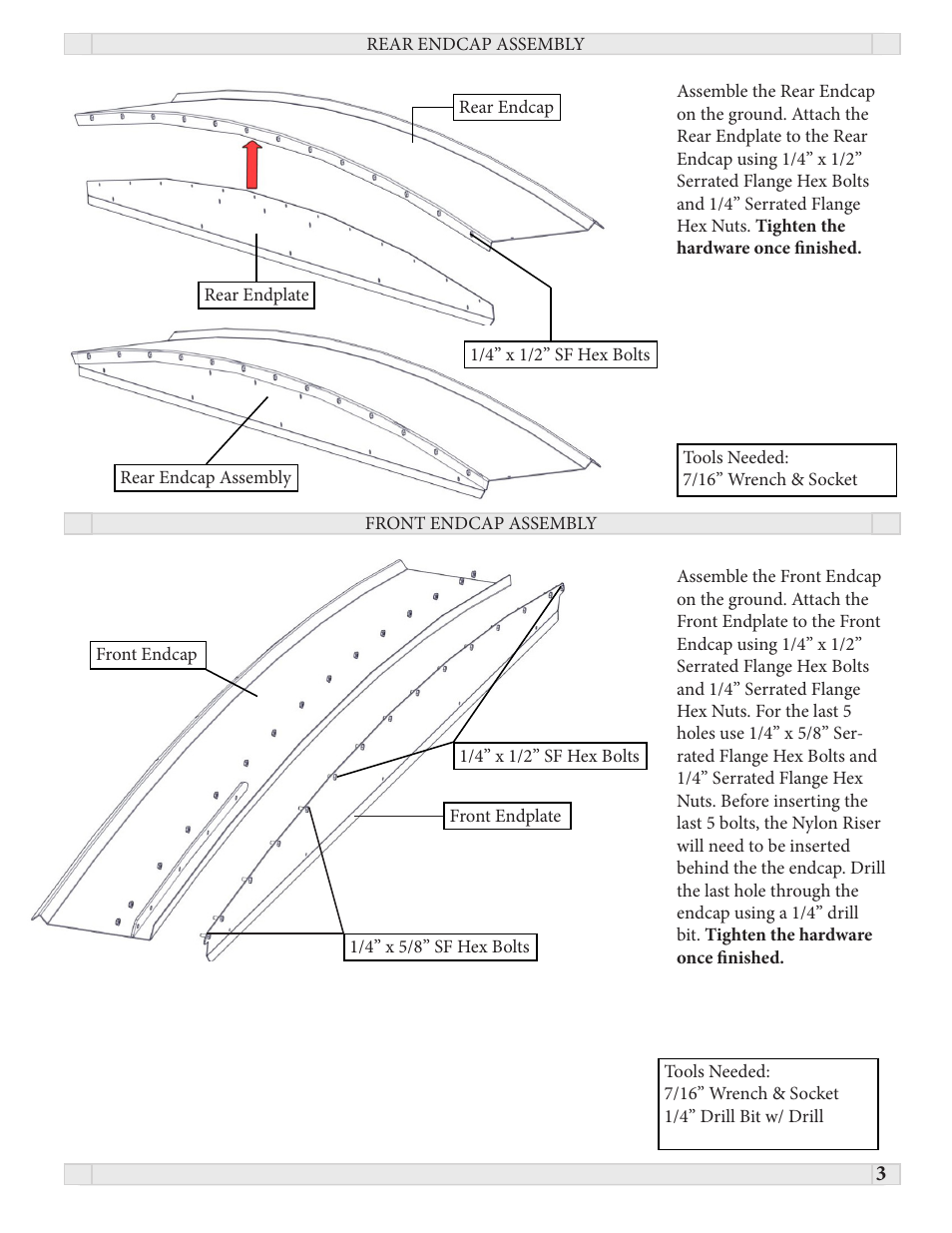 J&M Roll Tarp GRAIN CARTS (June 2011 & newer) User Manual | Page 3 / 17
