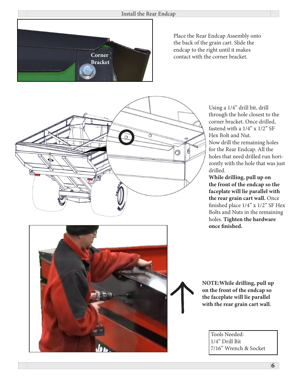 J&M Roll Tarp GRAIN CARTS (June 2011 & newer) User Manual | Page 6 / 17