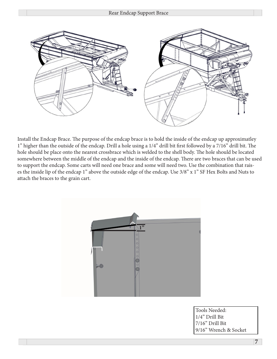 J&M Roll Tarp GRAIN CARTS (June 2011 & newer) User Manual | Page 7 / 17