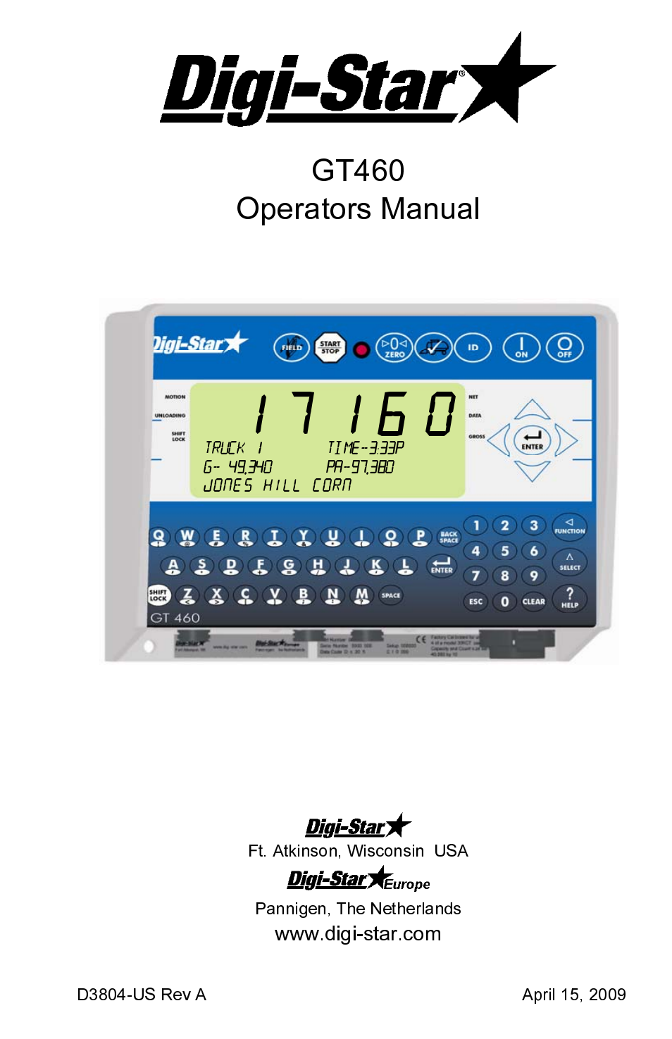 J&M GT460 User Manual | 31 pages