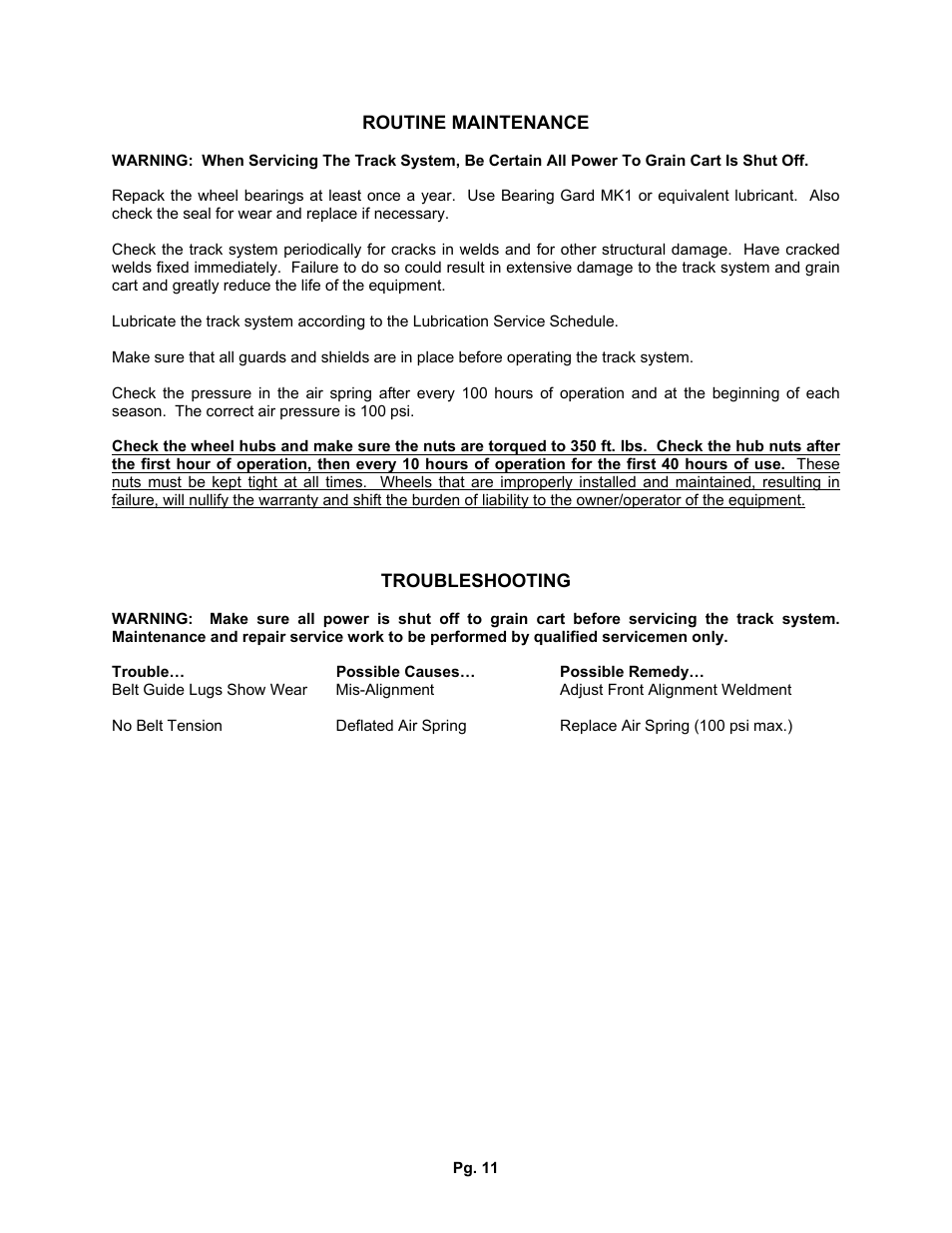 J&M Storm Tracker 2 Track system 3660-36ST-2 User Manual | Page 11 / 15