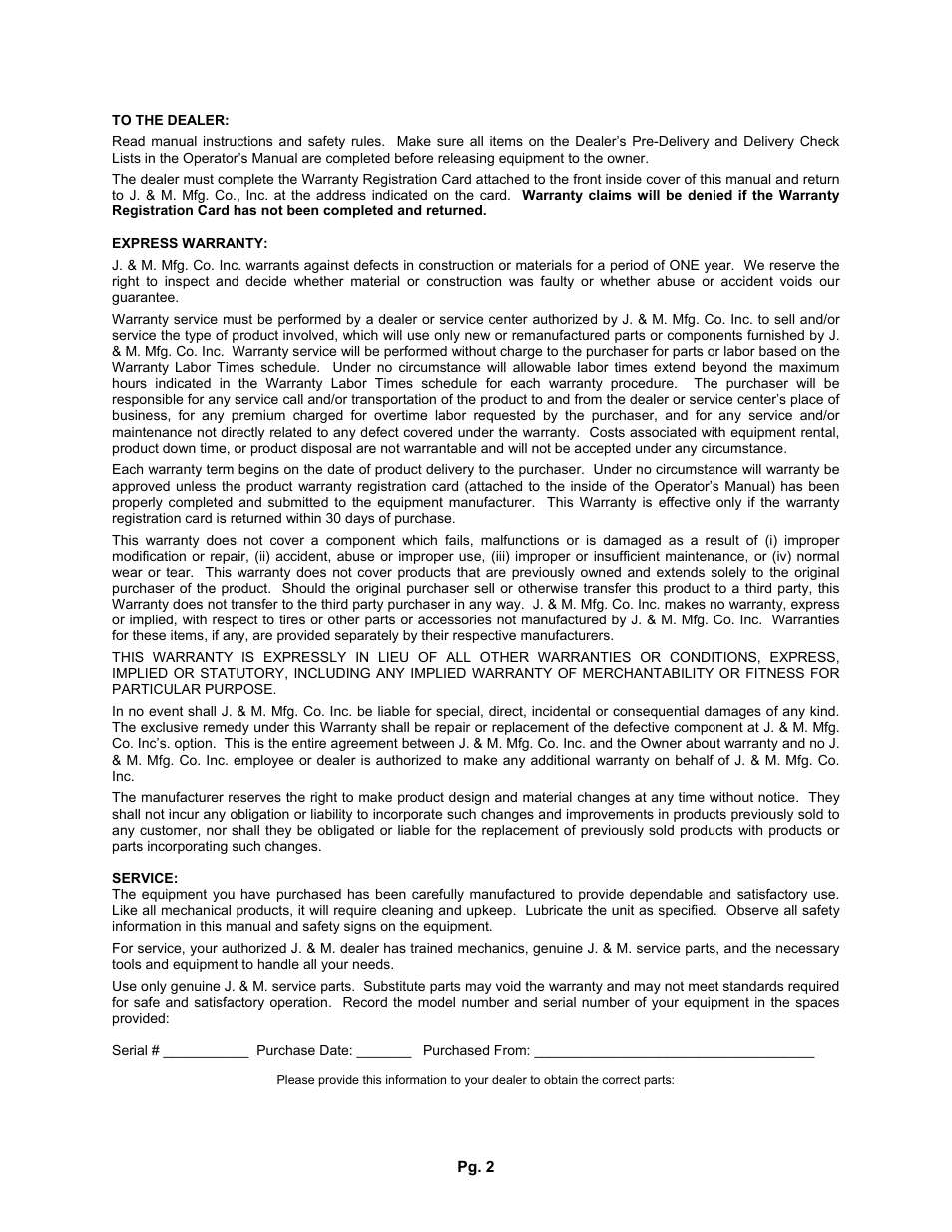 J&M Storm Tracker 2 Track system 3660-36ST-2 User Manual | Page 2 / 15