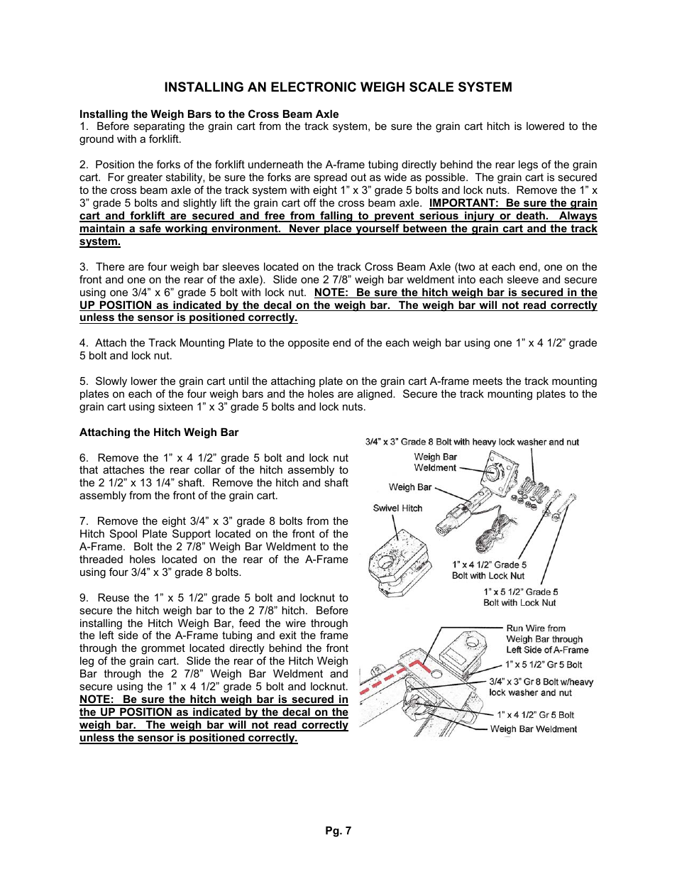 J&M Storm Tracker 2 Track system 3660-36ST-2 User Manual | Page 7 / 15