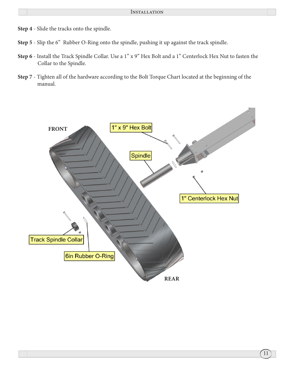 J&M Storm Tracker 2 Track system (2011 & newer) User Manual | Page 11 / 16