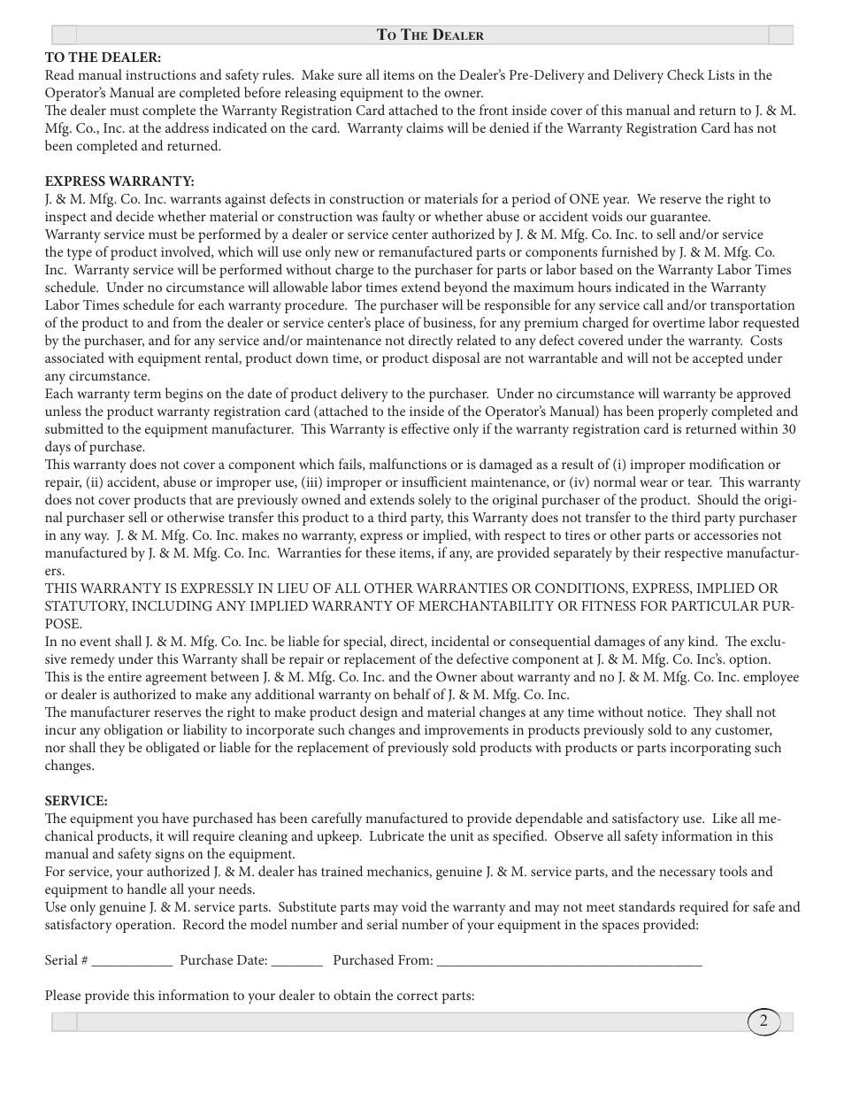 J&M Storm Tracker 2 Track system (2011 & newer) User Manual | Page 2 / 16