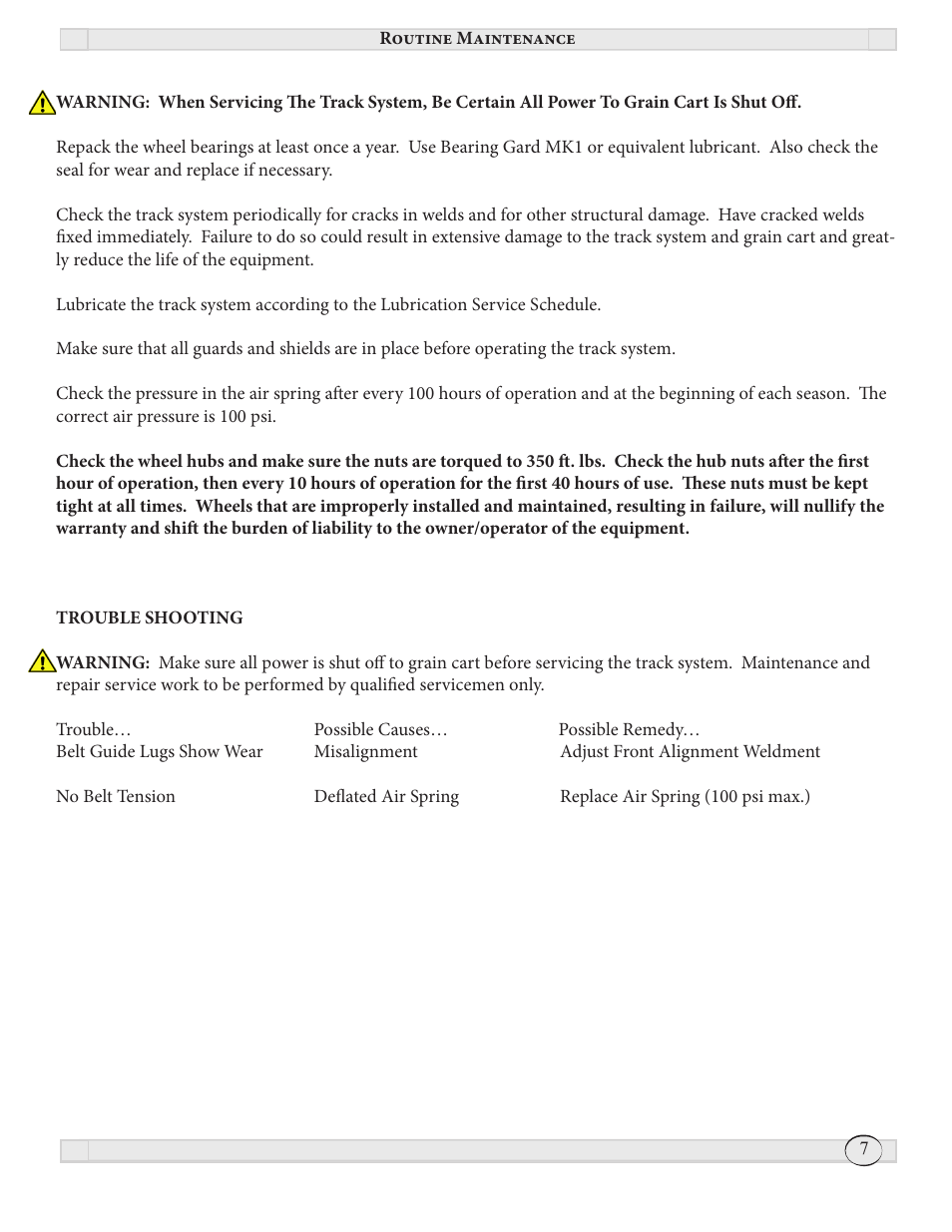 J&M Storm Tracker 2 Track system (2011 & newer) User Manual | Page 7 / 16