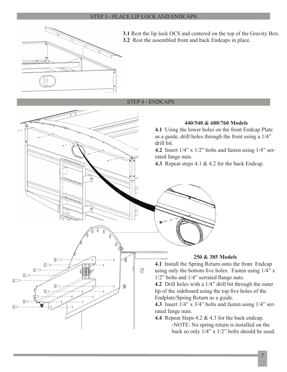 J&M Roll Tarp GRAVITY BOX (Since 2011) User Manual | Page 8 / 14