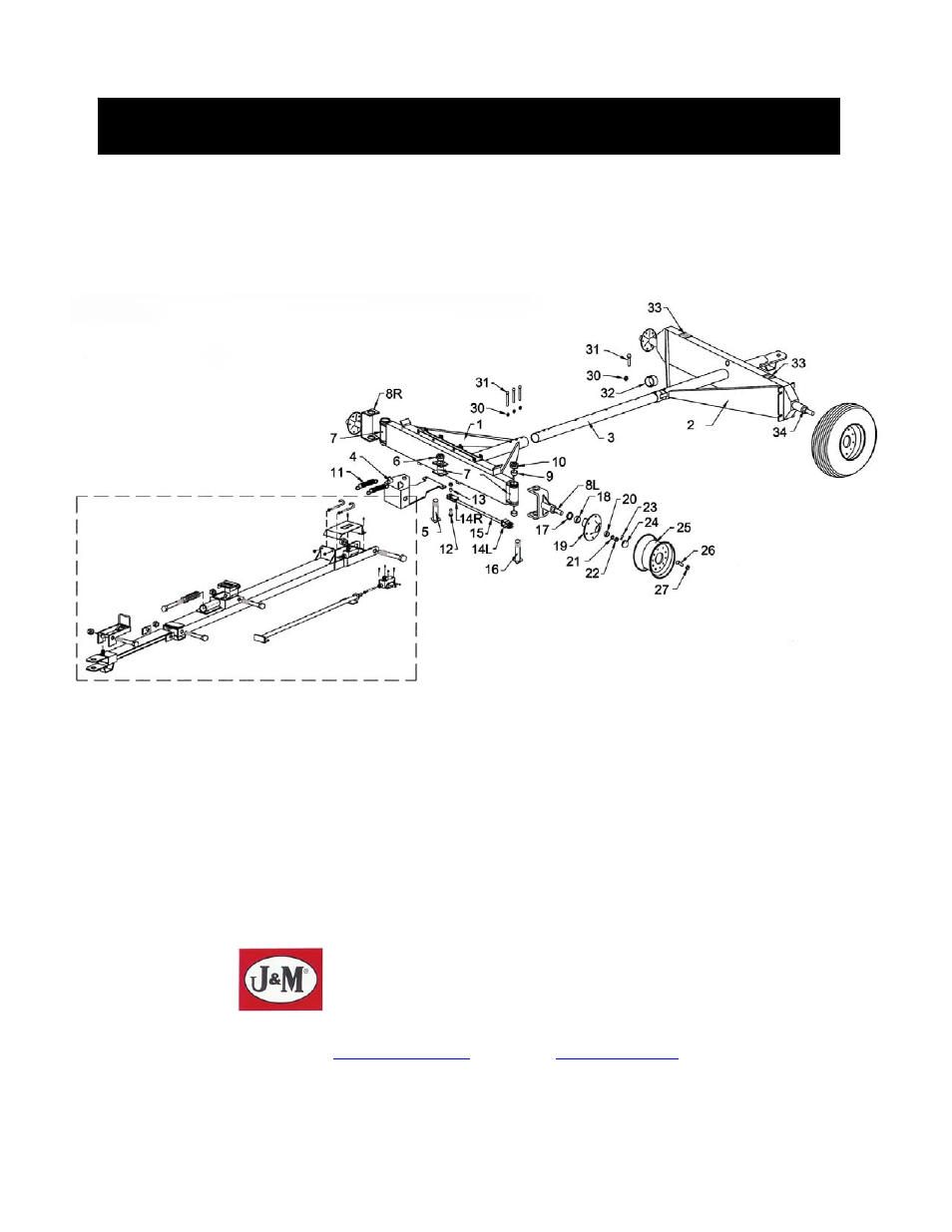 J&M 1384S Running Gear User Manual | 14 pages