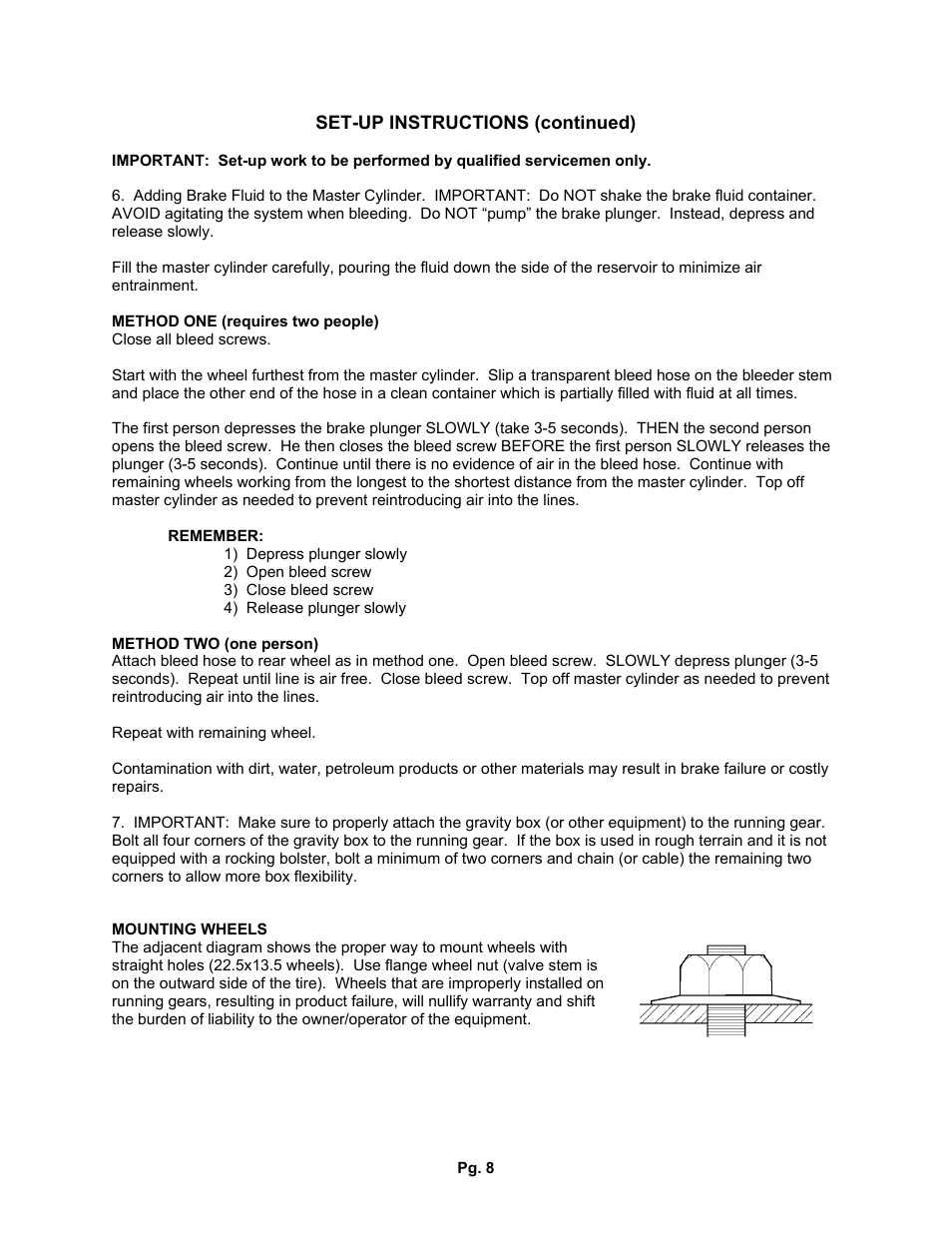 J&M 1688 Running Gear User Manual | Page 8 / 15
