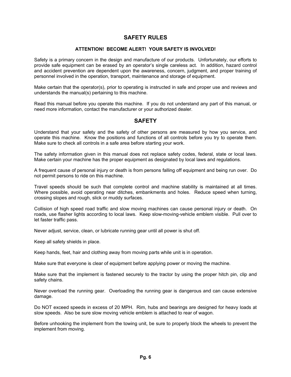 J&M 2494ST Running Gear User Manual | Page 6 / 15
