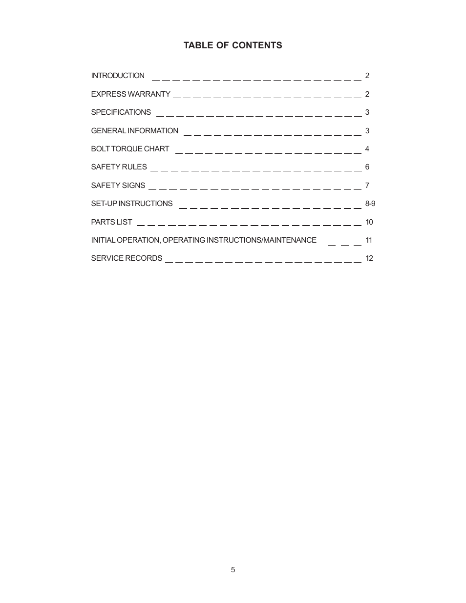 J&M Uni-Swivel Hydraulic Auger User Manual | Page 5 / 13