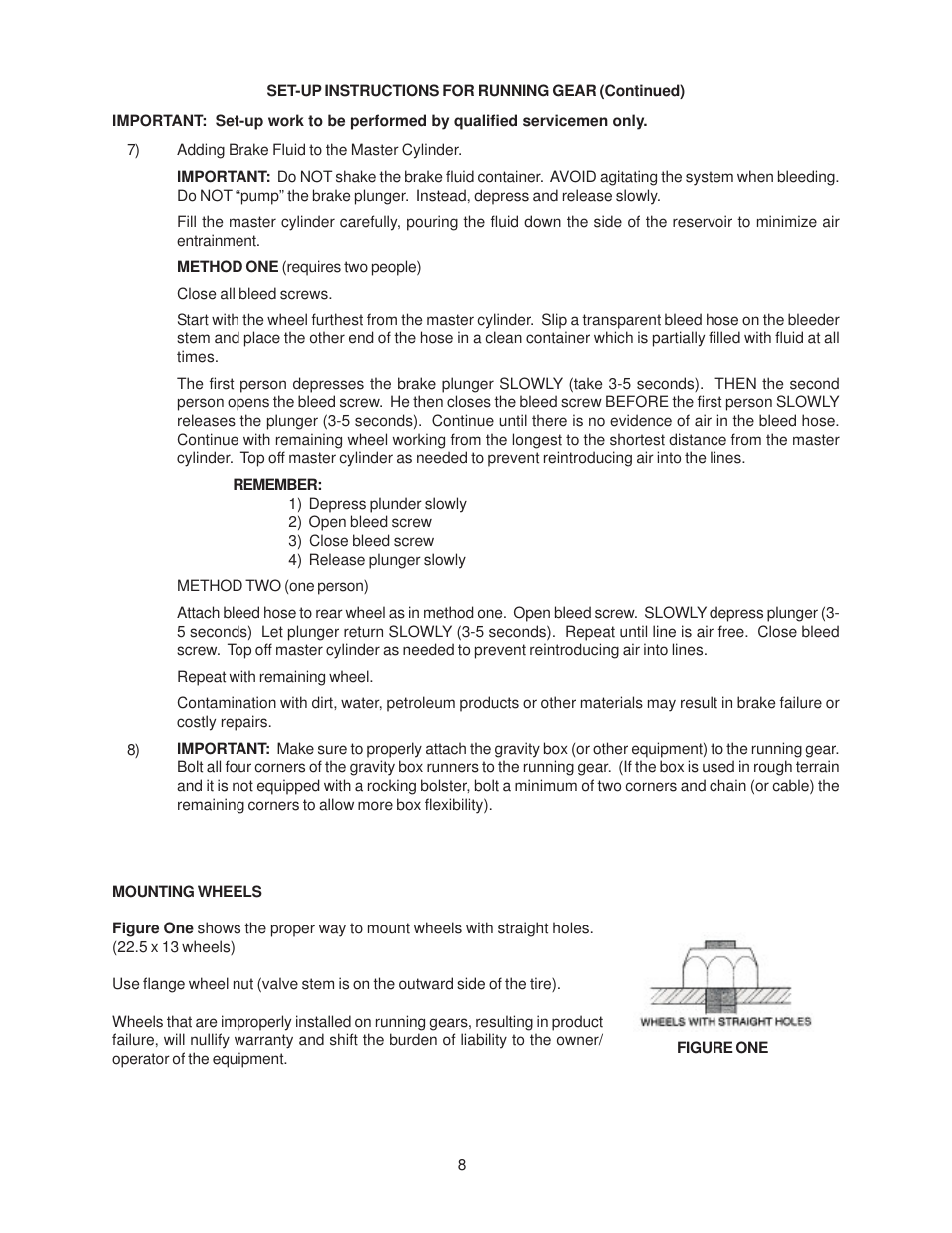 J&M 2494 Running Gear User Manual | Page 8 / 13