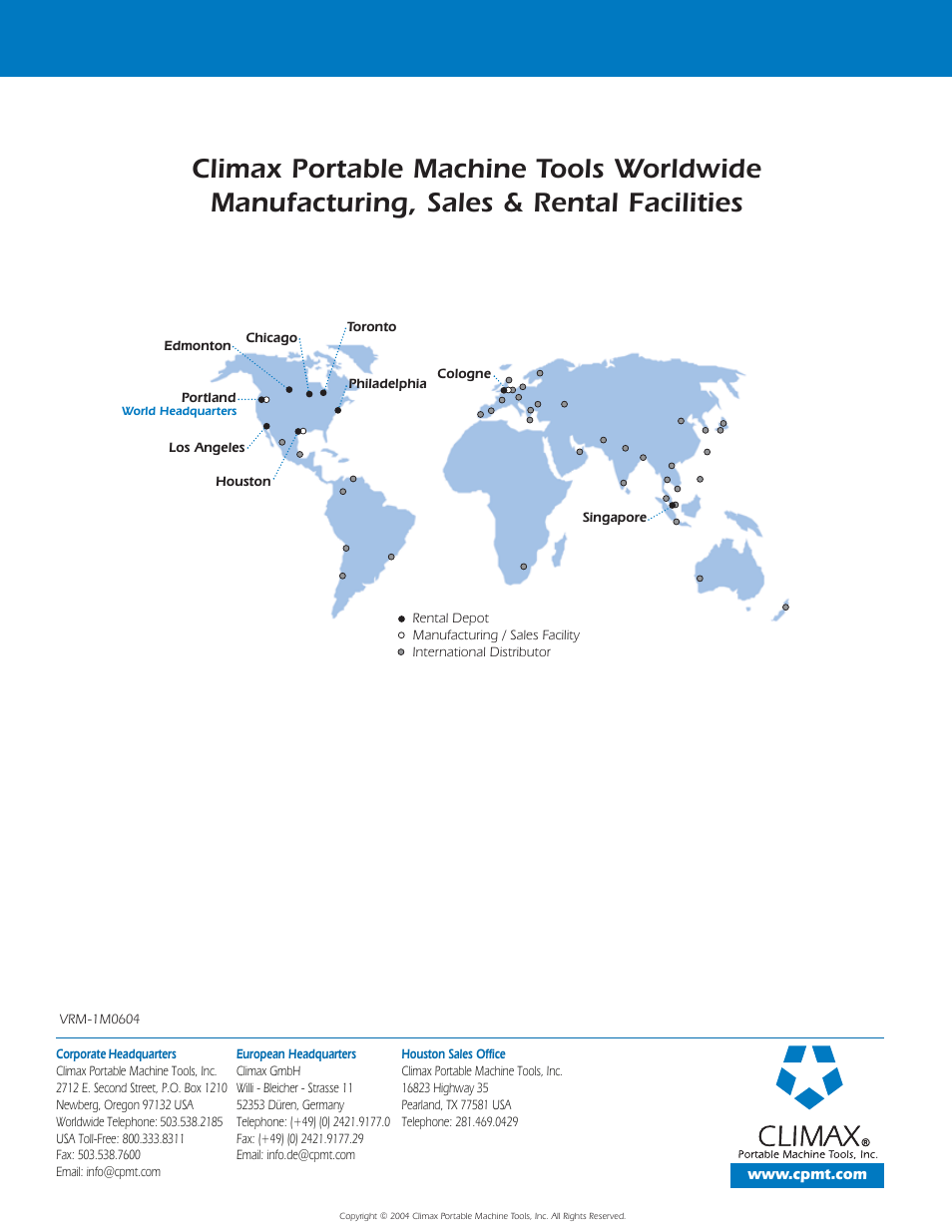 Climax VM8000 GLOBE/CONTROL VALVE REPAIR User Manual | Page 12 / 12