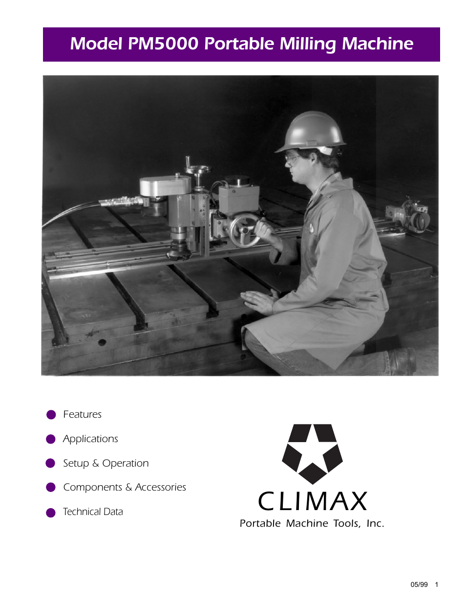 Climax LM5000 OBS Portable MILL User Manual | 16 pages