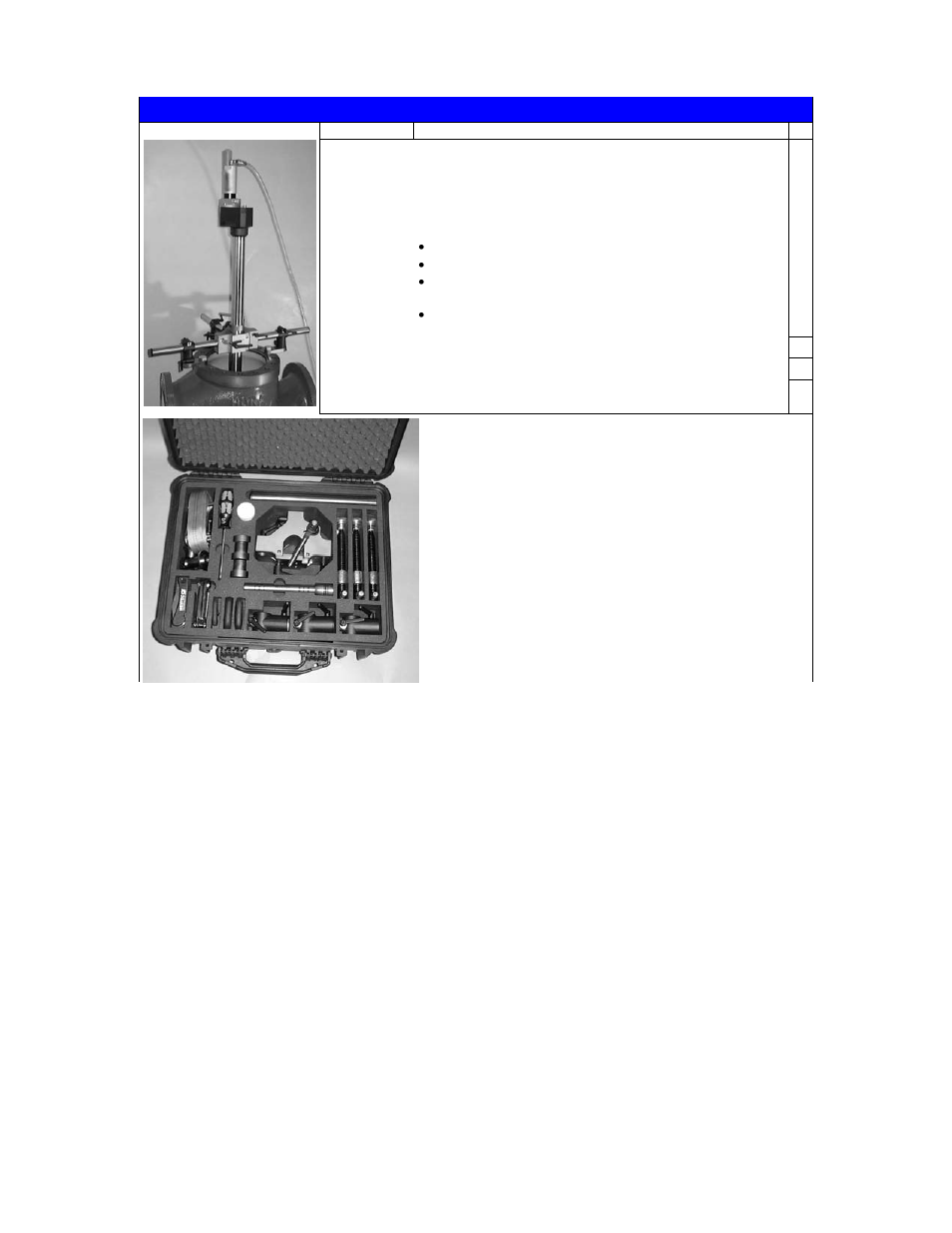 Accessories | Climax VM1900 GATE VALVE GRINDING & LAPPING User Manual | Page 6 / 7