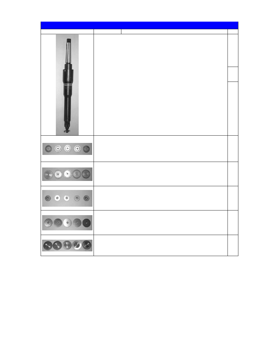 Accessories | Climax VM1600 GATE VALVE GRINDING & LAPPING User Manual | Page 9 / 10