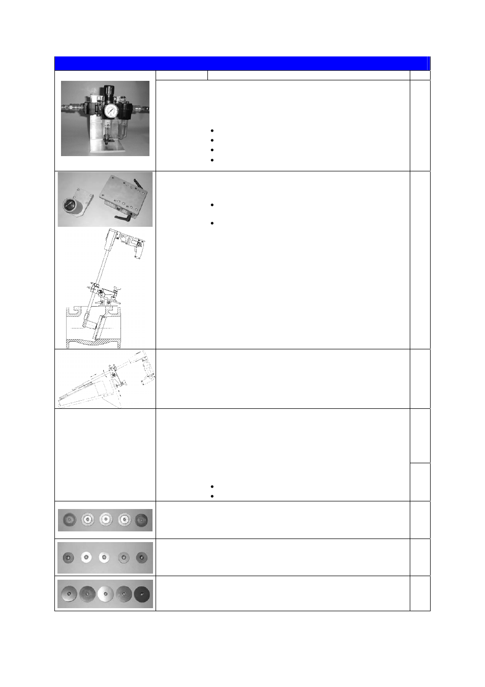 Accessories | Climax VM1200 GATE VALVE GRINDING & LAPPING User Manual | Page 6 / 9